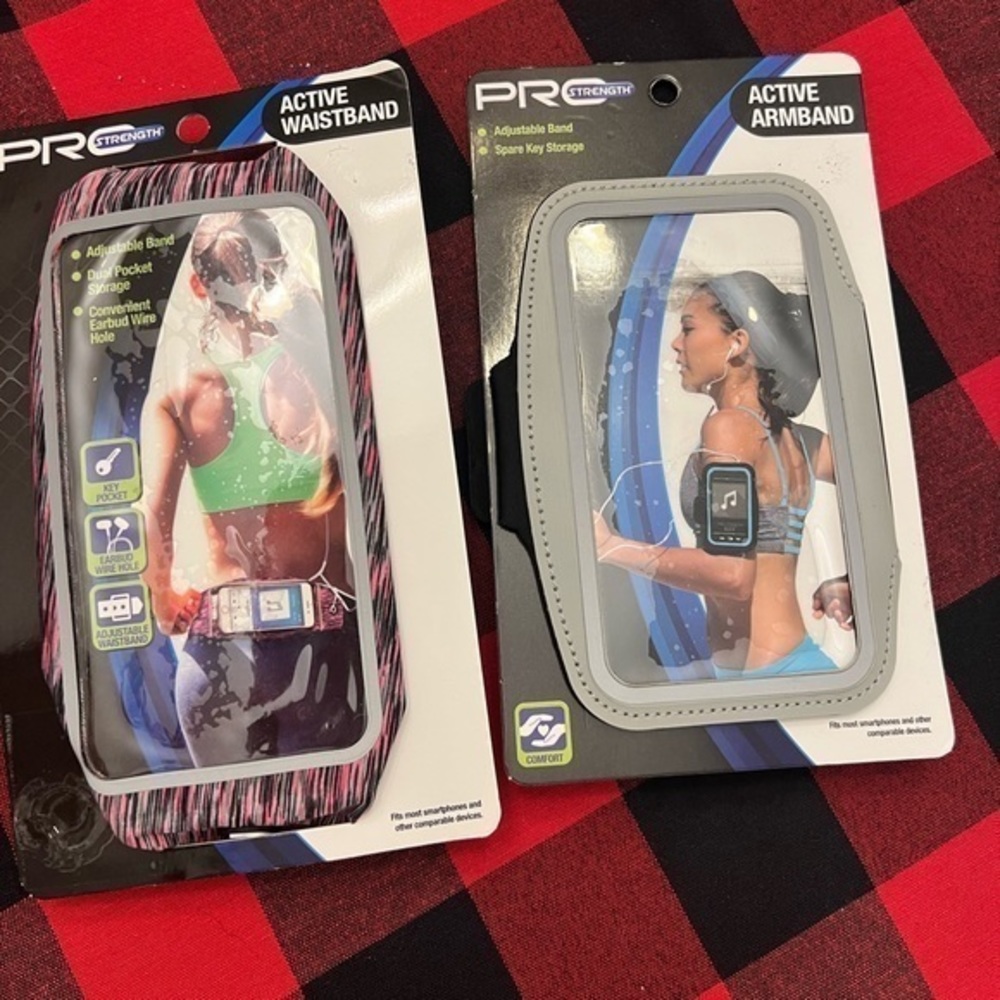 Pro strength 2 pack. Active armband and active waistband. NWT. Exercise.